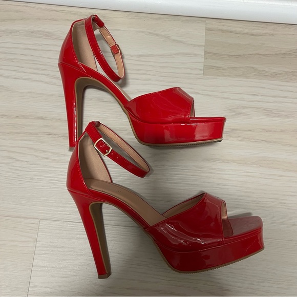 TOP Moda Red Heels - Picture 5 of 6